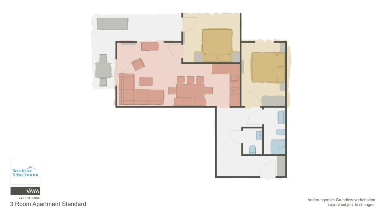 Residence Kristall By Vaya Inklusive Joker Card Заалбах-Хинтерглем Екстериор снимка