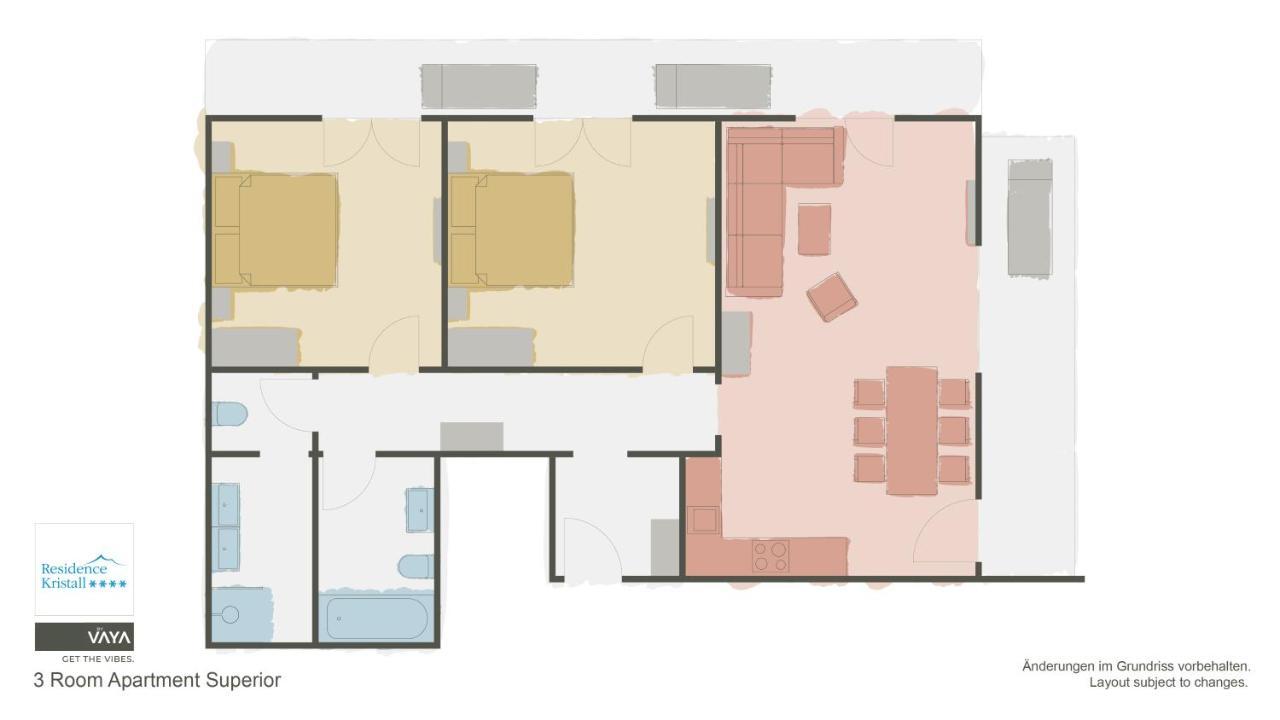 Residence Kristall By Vaya Inklusive Joker Card Заалбах-Хинтерглем Екстериор снимка